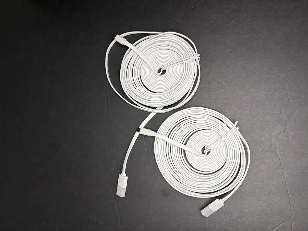 2-Pack Micro USB Long Power Extension Cables for Security Cameras